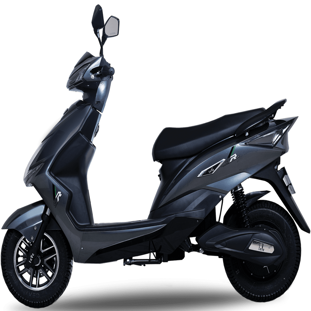 eeve india wind electric scooter red color